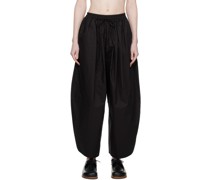 Black Oval Trousers