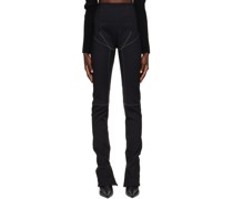 Black Scuba Trousers