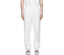 White Cotton Lounge Pants