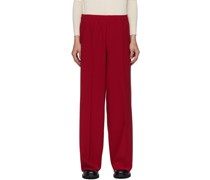 Red Drawstring Trousers
