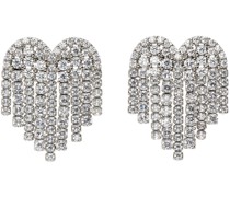 Silver #3218 Heart Earrings