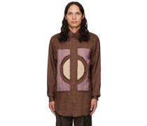 Brown & Beige Collage Shirt