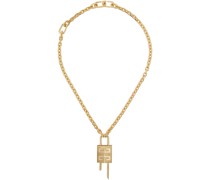 Gold 4G Padlock Necklace