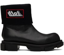 Black Gao Mid Chelsea Boots