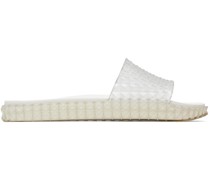 White Melissa Edition Court Slides