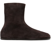 Brown Tabi Ankle Boots
