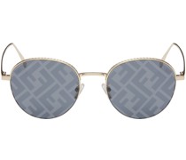 Blue & Gold Travel Sunglasses
