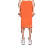 Orange 'The Tube' Midi Skirt
