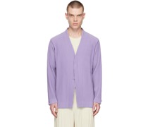Purple Tailored Pleats 2 Blazer
