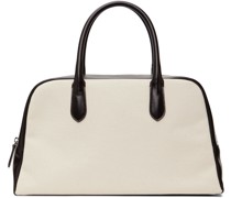 Off-White & Brown Classic Golf Bag