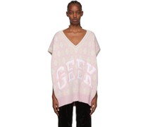 Pink Wool & Acrylic Vest
