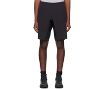 Black Secant Comp Shorts
