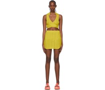 SSENSE Exclusive Yellow Viscose Cover-Up Set