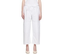 White Lou Trousers