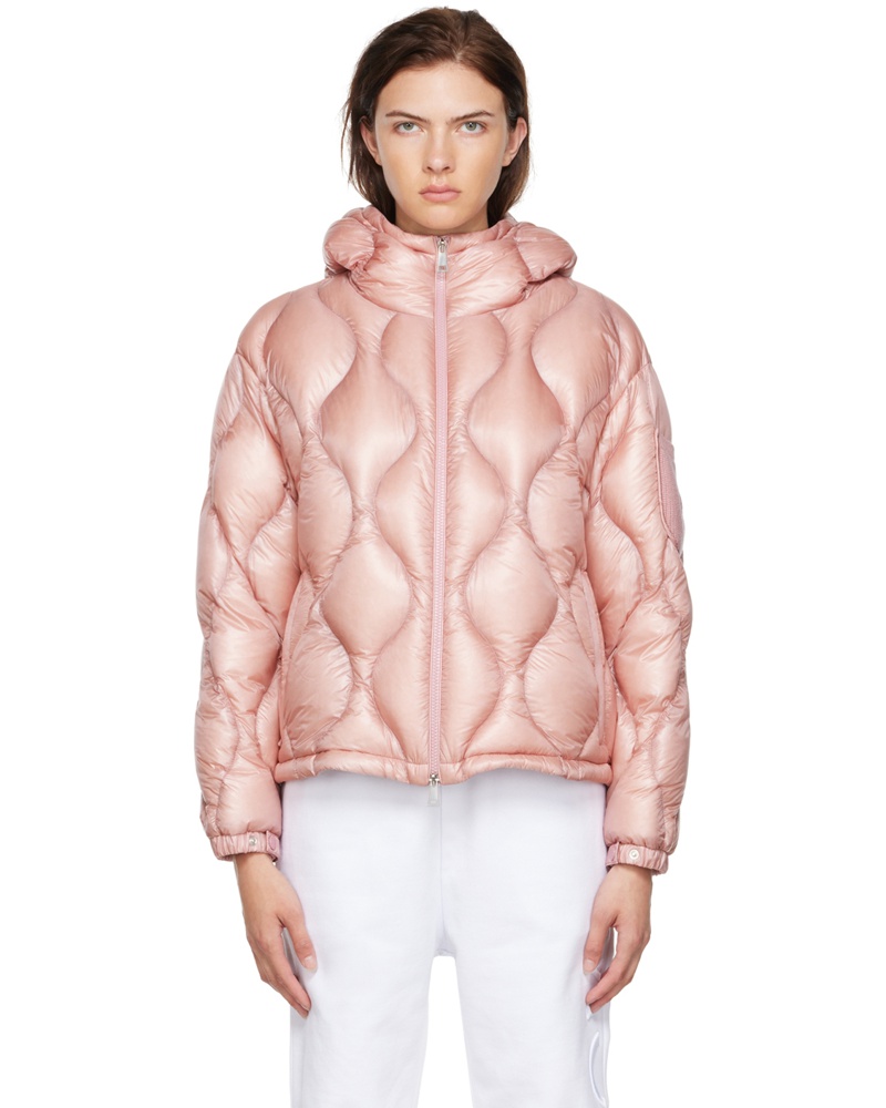 Moncler Damen Pink Anthon Down Jacket