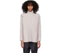 Pink Button Collar Sweatshirt