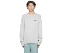 Grey Reflective Panel Sweater