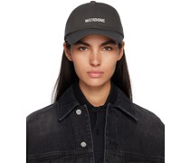 Gray Embroidered Cap