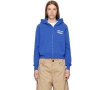 Blue Zip Hoodie