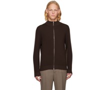 Brown Zip Sweater