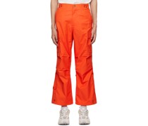 Orange Snopants Cargo Pants
