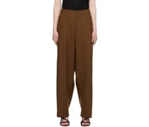Brown New Age Tailoring Trousers