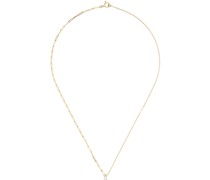Gold Pear Diamond Necklace