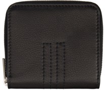 Black Zipped Wallet
