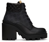 Black GG Ankle Boots