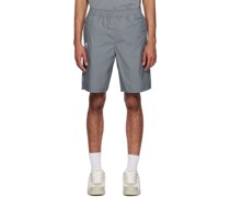 Gray Camouflage Reversible Shorts