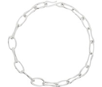 Silver Roman Chain Necklace