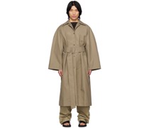 SSENSE Exclusive Khaki Mool Trench Coat