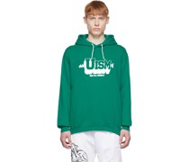 Green Cotton Hoodie