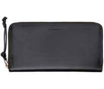 Black Rectangular Leather Wallet