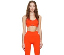 Orange Light Impact Sports Bra