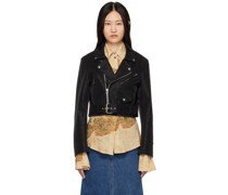 Black Riders Faux-Leather Jacket