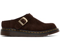 Brown Isham Slingback Mules