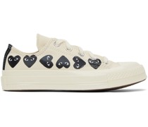 Beige Converse Edition Chuck 70 Multi Heart Sneakers