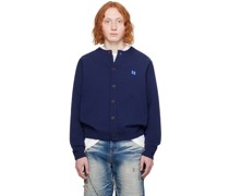 Navy Significant Tag Cardigan