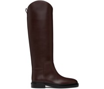 Burgundy Riding Tall Boots