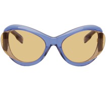Blue Oval Sunglasses