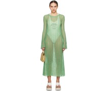 Green Airy Maxi Dress