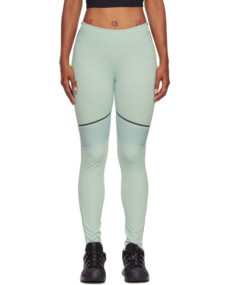 ON Running Damen Blue Recycled Nyl Legging