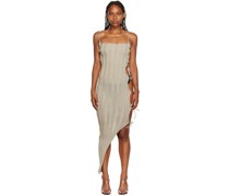 Beige Katrine String Maxi Dress