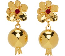 Gold Melograno Earrings