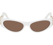 White 4G Sunglasses
