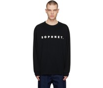 Black Printed Long Sleeve T-Shirt