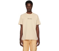 Beige Printed T-Shirt