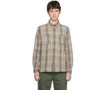 Pink & Green Plaid Shirt