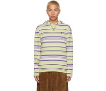 Green Striped Hoodie